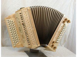 Harmonika Schnitzkunst Alpenkönig Luxus 